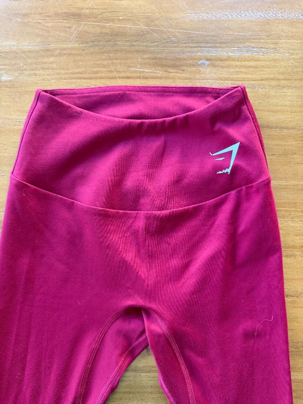 Gymshark Deep Red High-Rise Full-Length Leggings XS